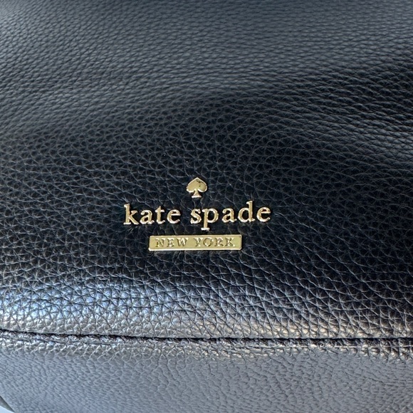 Kate Spade Jackson Street Mylie Black Pebbled Leather Hobo Crossbody Bag - Picture 6 of 16